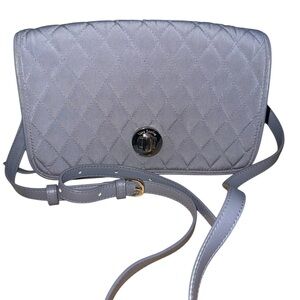 Vera Bradley Quilted Crossbody Bag in Gray